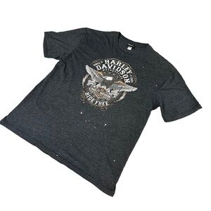 Harley-Davidson T Shirt XL Appleton Clarksville Tn Black Ride Free